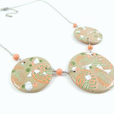 Jolissime collier corail rond 1 1